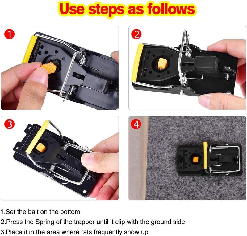 SEEPIS Mouse Trap Mouse Traps Indoor Mouse Traps for House Mouse Traps Outdoor Mice Traps for House Indoor 6 Pack - Image 3